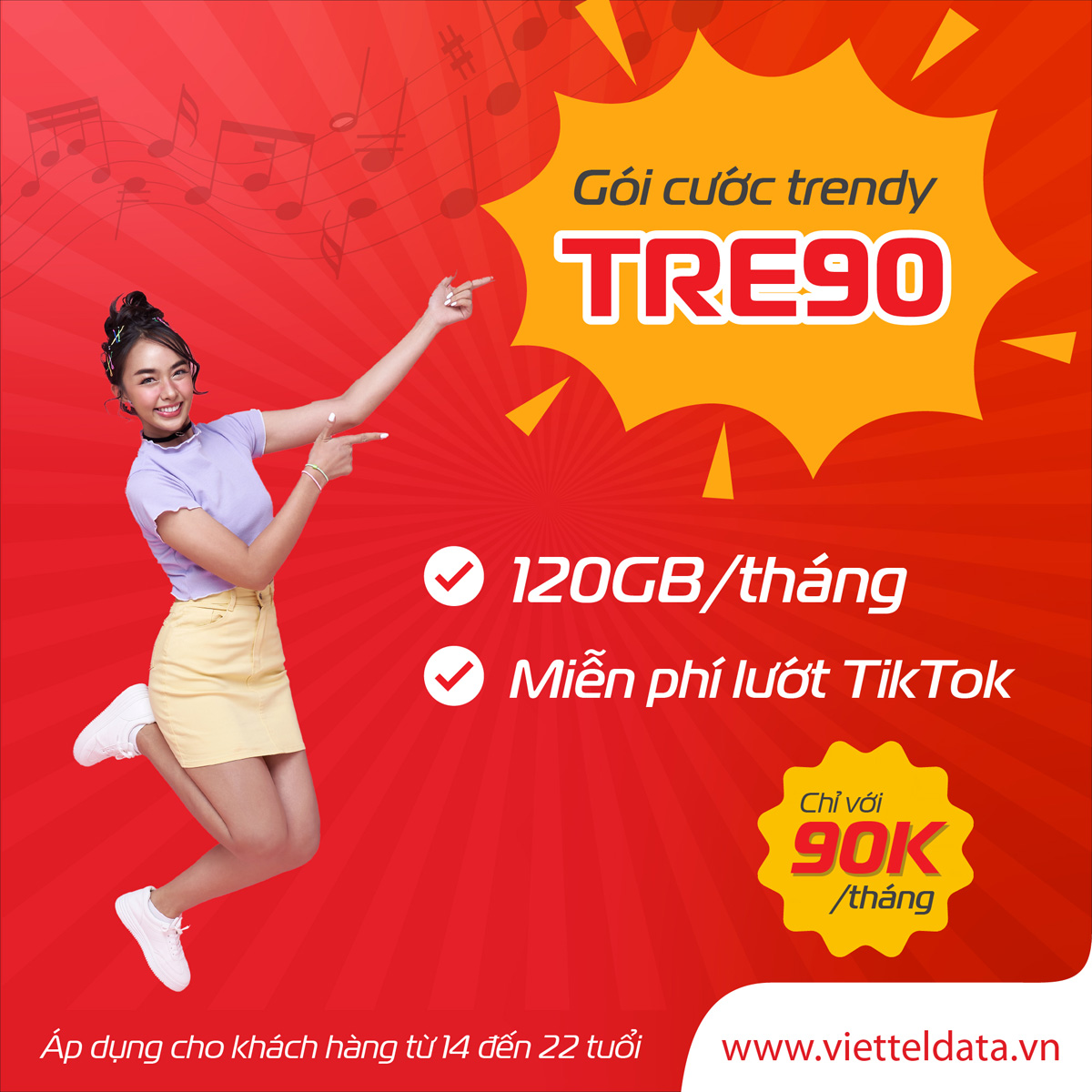 goi tre90x viettel