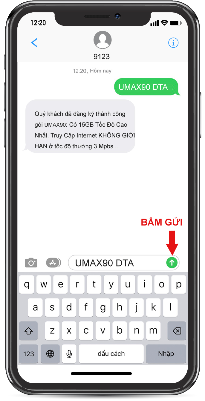 umax90 sms cuphap