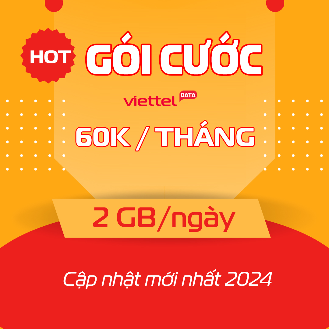 goi cuoc viettel 60k thang