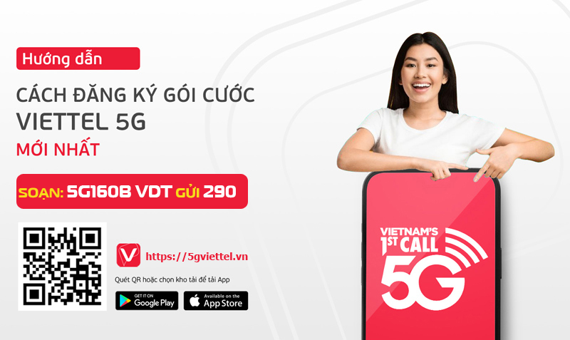 cÃ¡ch ÄÄng kÃ½ gÃ³i 5G160B Viettel