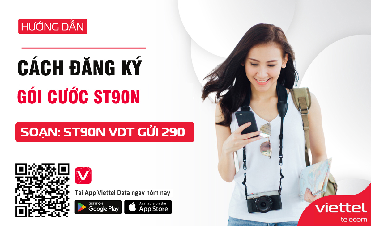 cÃ¡ch ÄÄng kÃ½ gÃ³i st90n Viettel cÃ³ 4GB/ngÃ y