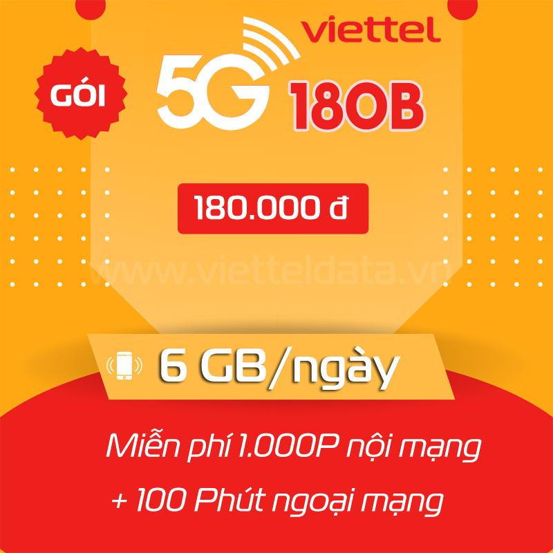 goi 5g180b viettel