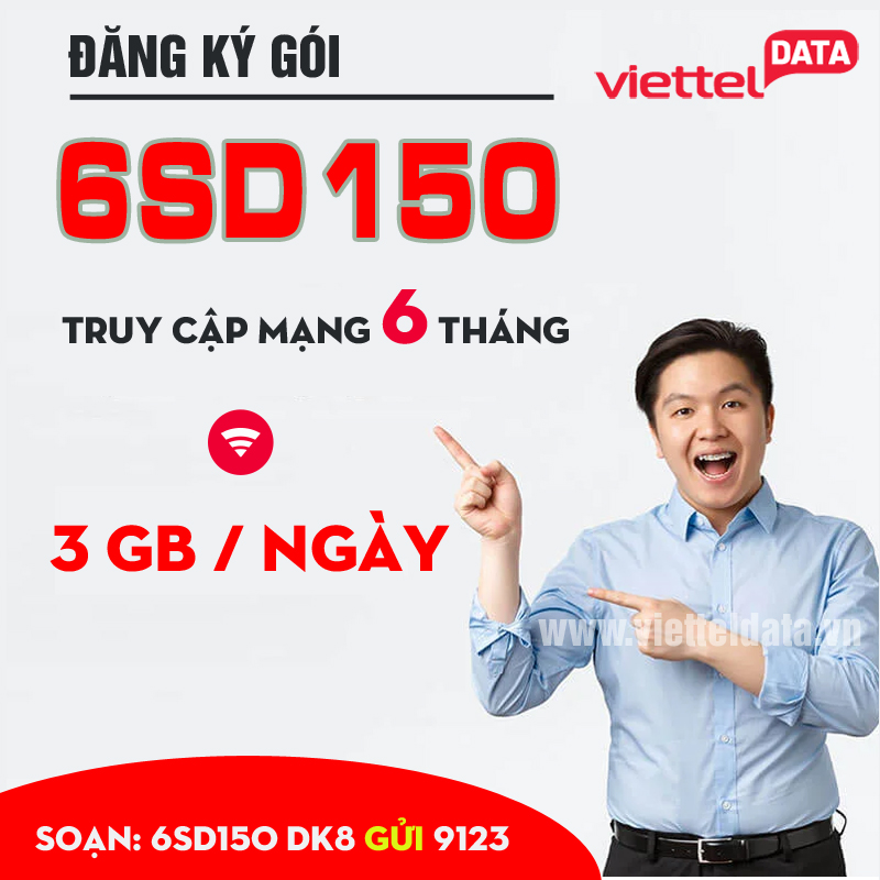 gÃ³i cÆ°á»c 6SD150 viettel