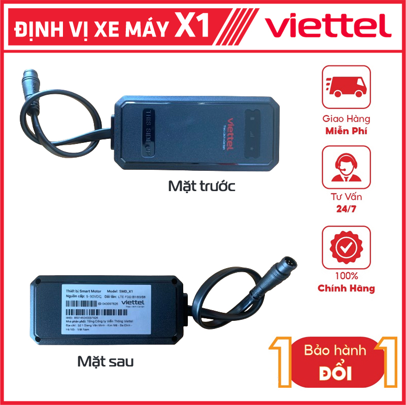 dinh vi xe may viettel x1 2024