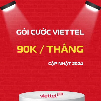 Top 5 Gói CÆ°á»c Viettel 90k/tháng Data "KHá»¦NG" Gá»i Tháº£ Ga