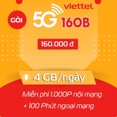 5G180B - Gói CÆ°á»c 5G Viettel Combo 6GB/Ngày + Thoáº¡i Miá»n Phí