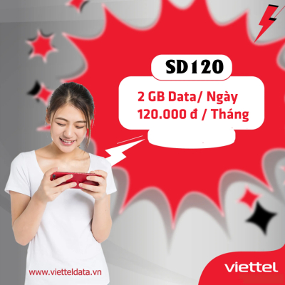 SD150 Viettel - Gói CÆ°á»c 150K/tháng Có 3GB/ngàyã2024ã