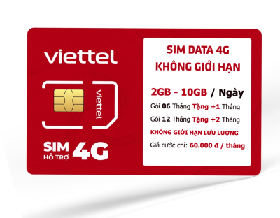 SIM 4G Viettel 1 NÄm Data Không Giá»i Háº¡n Giá Ráº»ã2024ã