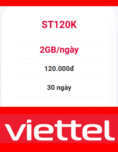 ST70K - Gói CÆ°á»c Viettel Có 15GB Data + Free Data TikTok