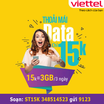 Cách ÄÄng ký 4G Viettel 3 ngày 15K gói cÆ°á»c ST15KãUpdate 2023ã